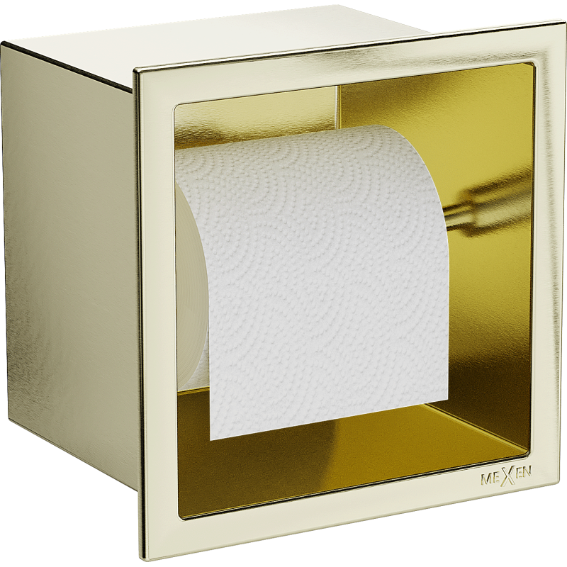Mexen X-Wall-P arany kefe toalettpapír tartó - 1953