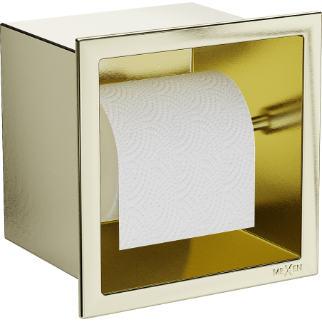 Mexen X-Wall-P arany kefe toalettpapír tartó - 1953