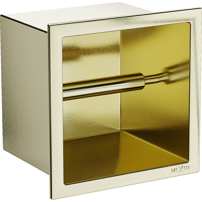 Mexen X-Wall-P arany kefe toalettpapír tartó - 1953