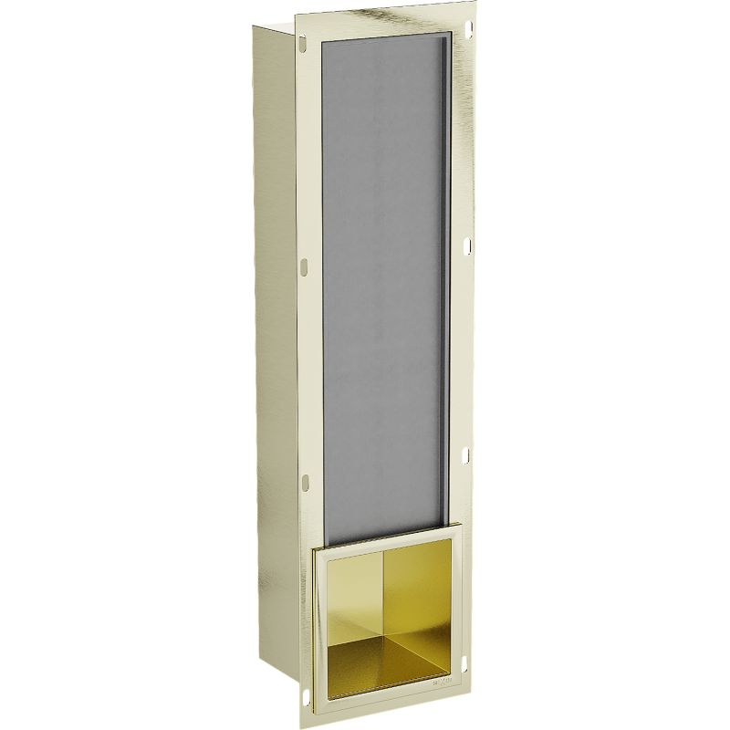 Mexen X-Wall-B dispenser hârtie igienică, aurie periată - 1955