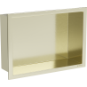 Mexen X-Wall-R poliță de nișă cu margine 30 x 20 cm, aurie periată - 1950302010