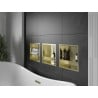 Mexen X-Wall-R fali niche polc peremmel és polccal 30 x 30 cm, arany kefe - 1950303010S