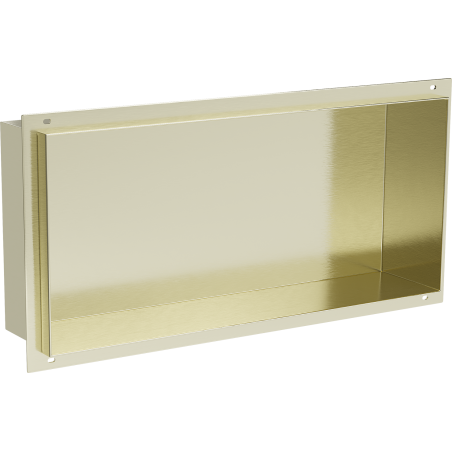 Mexen X-Wall-NR raft încastrat fără brâu 45 x 20 cm, auriu periat - 1951452010