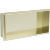 Mexen X-Wall-NR raft încastrat fără flanșă 45 x 20 cm, aurit periat - 1951452010