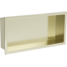Mexen X-Wall-R raft încastrat cu flanșă 45 x 20 cm, auriu periat - 1950452010