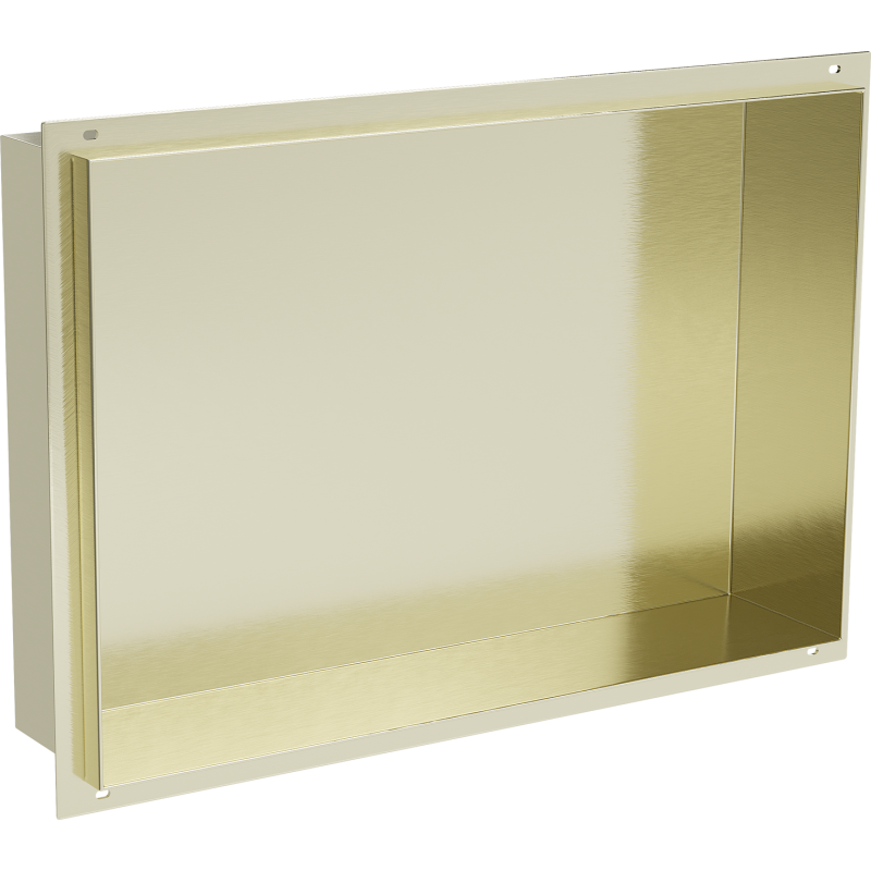 Mexen X-Wall-NR perem nélküli fülke polc 45 x 30 cm, arany kefélt - 1951453010