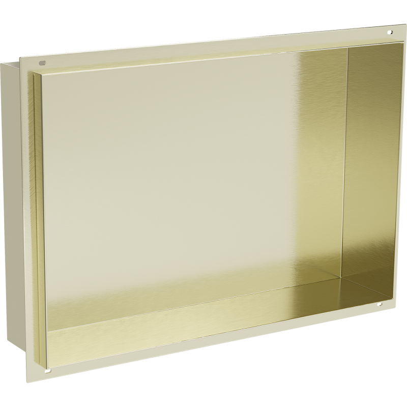 Mexen X-Wall-NR raft încorporat fără flanșă 45 x 30 cm, auriu periat - 1951453010