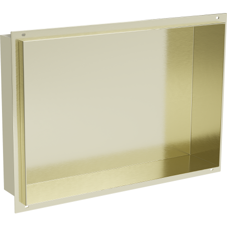 Mexen X-Wall-NR perem nélküli fülke polc 45 x 30 cm, arany kefélt - 1951453010
