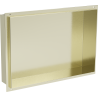 Mexen X-Wall-NR poliță încastrată fără flanșă 45 x 30 cm, auriu periat - 1951453010