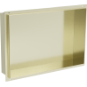 Mexen X-Wall-NR raft încorporat fără flanșă 45 x 30 cm, auriu periat - 1951453010
