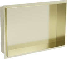 Mexen X-Wall-NR raft încorporat fără flanșă 45 x 30 cm, auriu periat - 1951453010