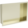 Mexen X-Wall-R raft cu nișă și guler 45 x 30 cm, auriu periat - 1950453010