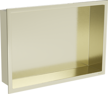 Mexen X-Wall-R raft cu nișă și guler 45 x 30 cm, auriu periat - 1950453010