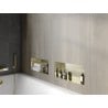 Mexen X-Wall-NR raft încastrat fără brâu 45 x 20 cm, auriu periat - 1951452010
