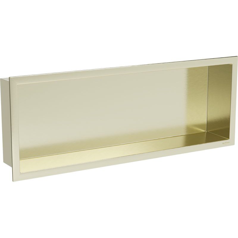 Mexen X-Wall-R raft de nișă cu contur 60 x 20 cm, auriu periat - 1950602010