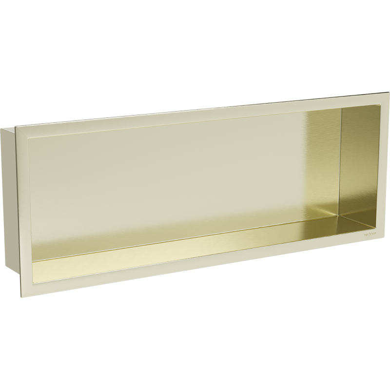 Mexen X-Wall-R raft de nișă cu flanșă 60 x 20 cm, auriu periat - 1950602010