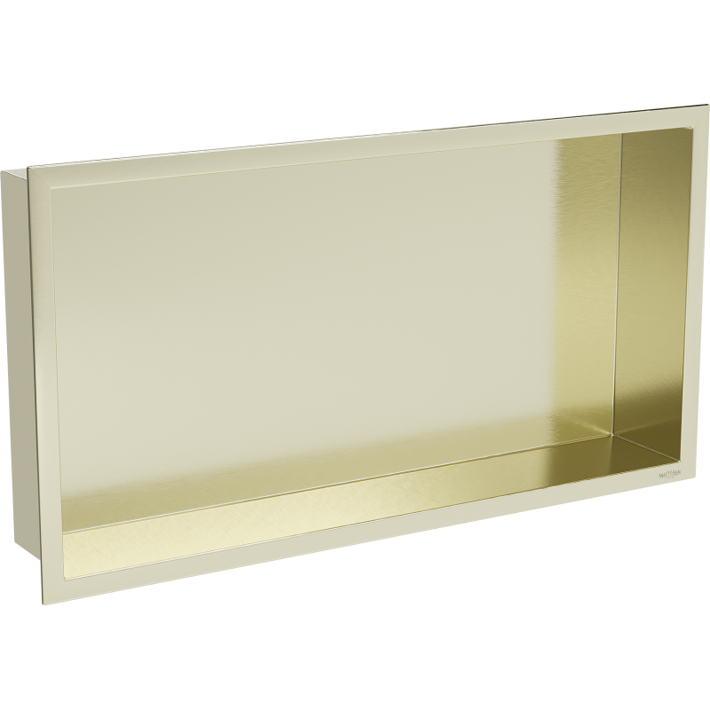 Mexen X-Wall-R raft încastrat cu flanșă 60 x 30 cm, auriu periat - 1950603010