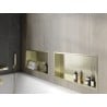 Mexen X-Wall-R fali polc peremmel 60 x 30 cm, arany kefélt - 1950603010