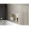 Mexen X-Wall-R fürdőszoba süllyesztett polc kerettel 60 x 30 cm, Arany - 1950603010