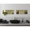 Mexen X-Wall-R raft de nișă cu contur 60 x 20 cm, auriu periat - 1950602010