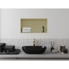 Mexen X-Wall-R raft încorporat cu flanșă 60 x 30 cm, auriu periat - 1950603010