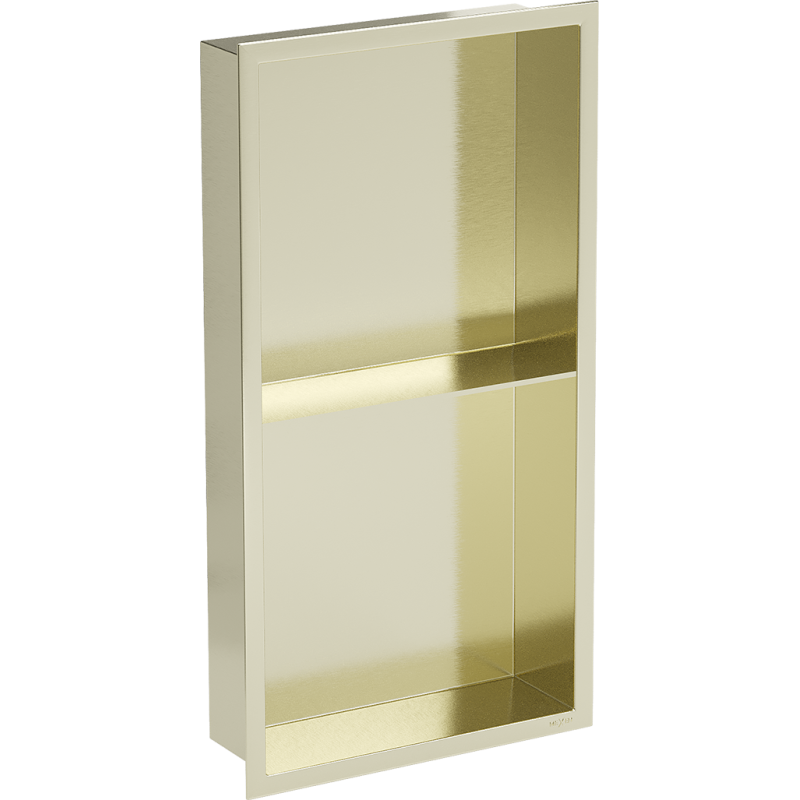 Mexen X-Wall-R raft pentru nișă cu flanșă și raft 60 x 30 cm, auriu periat - 1950603010S