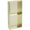 Mexen X-Wall-NR nișă fără ramă cu raft 60 x 30 cm, aur periat - 1951603010S