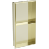 Mexen X-Wall-NR raft de nișă fără flanșă cu raft 60 x 30 cm, auriu periat - 1951603010S