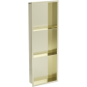Mexen X-Wall-R etajeră cu rame și raft încastrat 90 x 30 cm, auriu periat - 1950903010S
