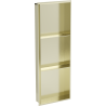 Mexen X-Wall-NR raft încastrat fără guler de mascare prevăzut cu un raft 90 x 30 cm, Aurie - 1951903010S