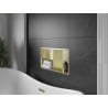 Mexen X-Wall-R raft pentru nișă cu flanșă și raft 60 x 30 cm, auriu periat - 1950603010S