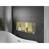Mexen X-Wall-NR raft încastrat fără guler de mascare prevăzut cu un raft 90 x 30 cm, Aurie - 1951903010S