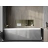 Mexen X-Wall-NR raft de nișă fără colier cu raft 90 x 30 cm, auriu periat - 1951903010S