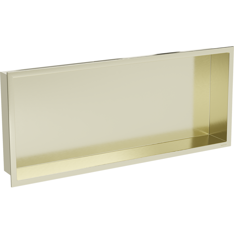 Mexen X-Wall-R raft nișat cu flanșă 75 x 30 cm, auriu periat - 1950753010