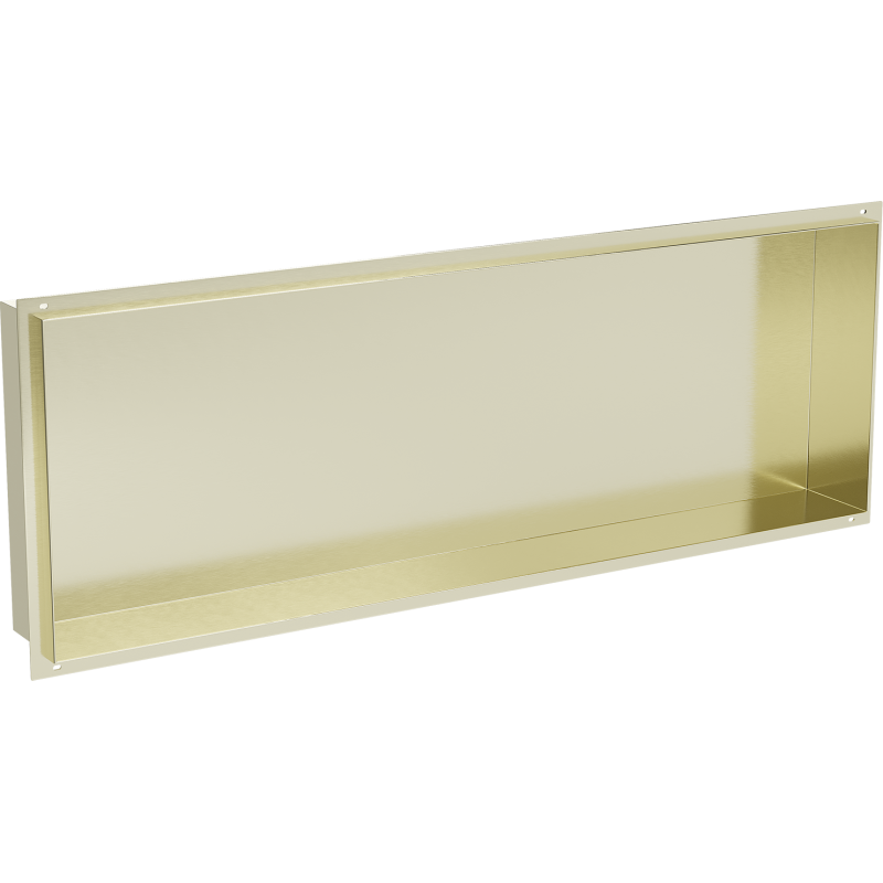 Mexen X-Wall-NR raft de nișă fără flanșă 90 x 30 cm, auriu periat - 1951903010