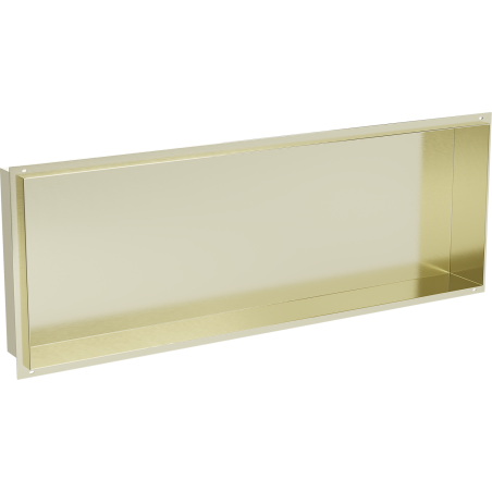 Mexen X-Wall-NR raft de nișă fără flanșă 90 x 30 cm, auriu periat - 1951903010