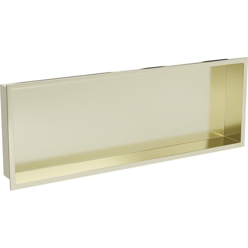 Mexen X-Wall-R poliță de nișă cu margine 90 x 30 cm, auriu periat - 1950903010