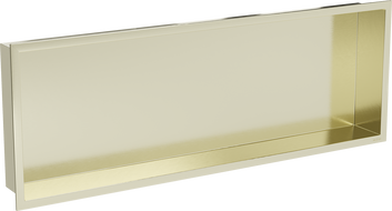 Mexen X-Wall-R raft de nișă cu flanșă 90 x 30 cm, auriu periat - 1950903010