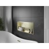 Mexen X-Wall-R raft de încastrare cu flanșă 75 x 30 cm, Aurie - 1950753010