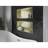 Mexen X-Wall-R raft de încastrare cu flanșă 75 x 30 cm, Aurie - 1950753010