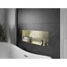 Mexen X-Wall-NR falcos nélküli fali polc 90 x 30 cm, arany kefe - 1951903010