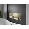 Mexen X-Wall-R poliță de nișă cu margine 90 x 30 cm, auriu periat - 1950903010