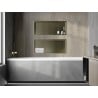 Mexen X-Wall-R raft de încastrare cu flanșă 75 x 30 cm, Aurie - 1950753010