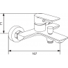 Mexen Alexa baterie cadă, Aurie - 71230-50