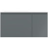 Mexen Orio dulap baie 90 cm cu lavoar Otis stâng, 1S, 1D, grafit mat/alb mat - 91A13-09047-3-BBFF66-W18L01