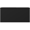 Mexen Orio dulap baie 100 cm cu lavoar Otis stâng, 1S, 1D, negru mat - 91A13-10047-3-BBFF71-W18L71