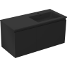 Mexen Orio dulap de baie 100 cm cu lavoar Otis dreapta, 1S, 1D, negru mat - 91A13-10047-3-BBFF71-W18P71