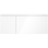 Mexen Orio dulap baie 120 cm cu lavoar Otis pe dreapta, 1S, 1D, alb lucios - 91A13-12047-3-BBFF00-W18P00