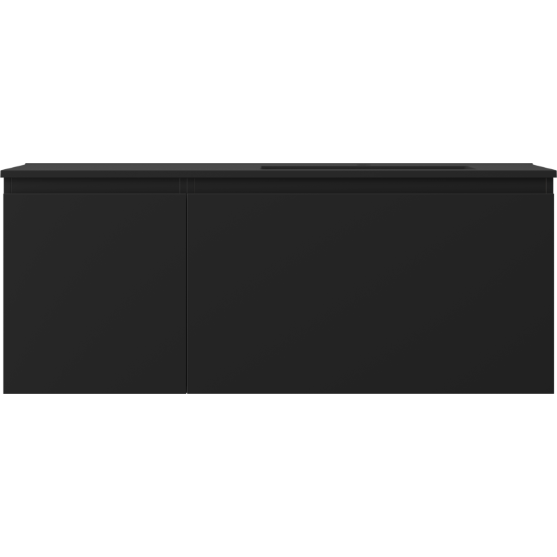 Mexen Orio dulap baie 120 cm cu lavoar Otis dreapta, 1S, 1D, negru mat - 91A13-12047-3-BBFF71-W18P71