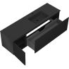 Mexen Orio dulap baie 160 cm cu lavoar Otis dreapta, 1S, 1D, negru mat - 91A13-16047-3-BBFF71-W18P71